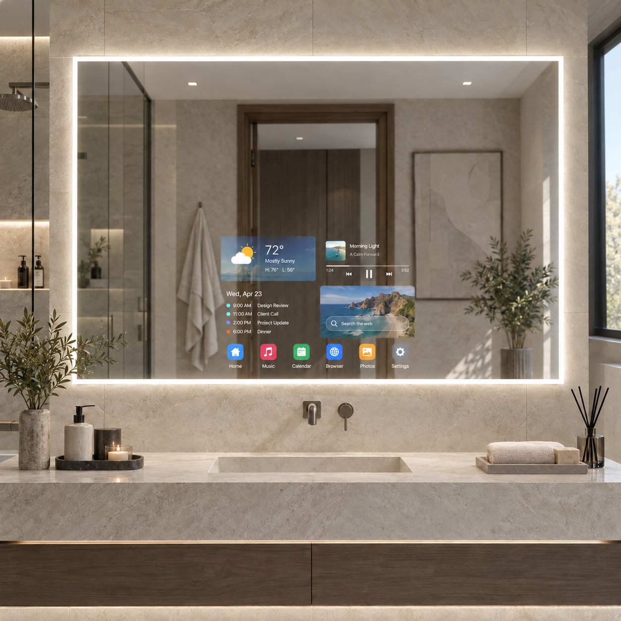 Smart Mirror — визуализация комплектации объекта